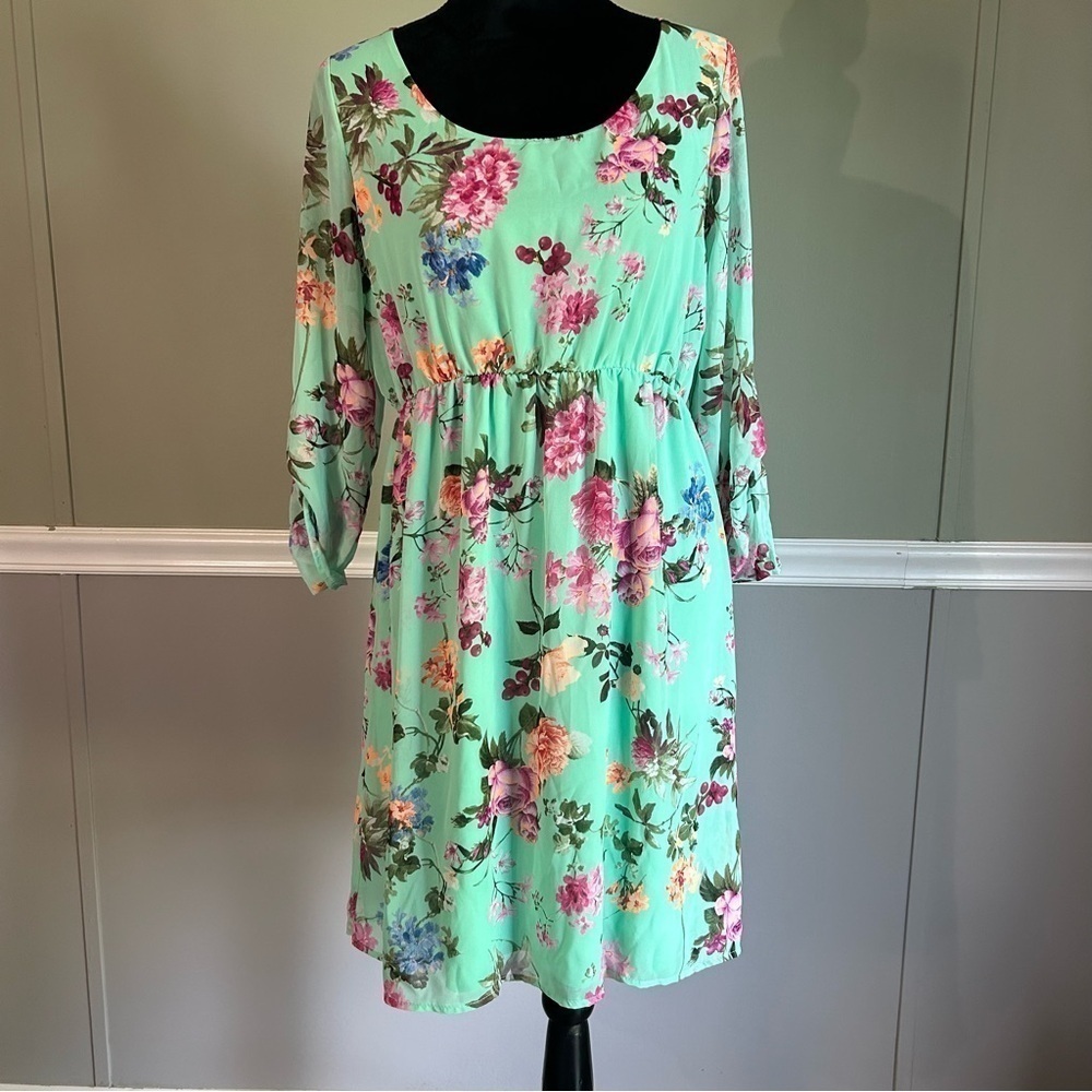 Pink Blush Floral Dress